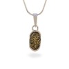 Amber pendant | Sterling silver | Height - 25mm, Width - 8mm | Weight - 1,7g | ZD.1034WG