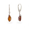 Amber Earrings | Sterling silver | Height - 36mm, Width - 8mm | Weight - 2,5g | ZD.1092K