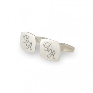 Sterling silver Cufflinks | Available in 10 fonts | Sterling silver | ZD.222