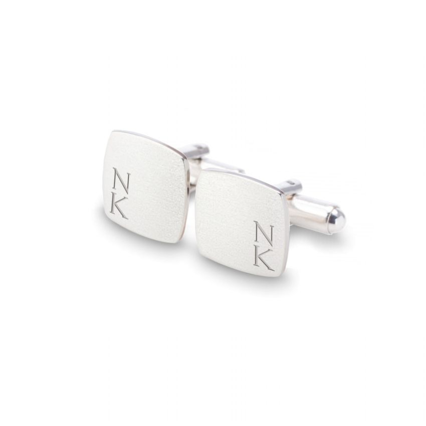 Sterling silver Cufflinks | Available in 10 fonts | Sterling silver | ZD.126